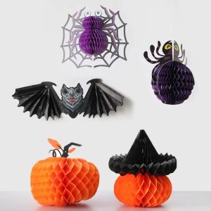 Halloween paper honeycomb party